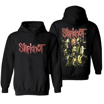 Худі LOYS унісекс оверсайз з принтом Slipknot – Masks, Чорний L