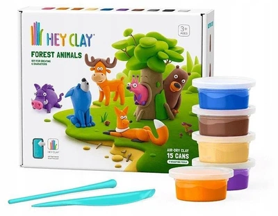 Глина Hey Clay лісові тварини + аксесуари