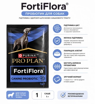 Пищевая добавка для собак Purina Pro Plan Veterinary Diets FortiFlora (Пробиотик) - 1 саше