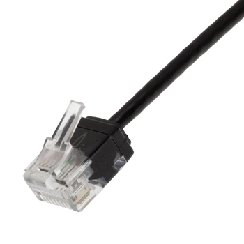 Патч-корд Lucom RJ45 UTP6a 1.0m patch Slim Ultra Flexi PoE+ Cu чорний(62.09.8557)