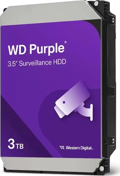 Жесткий диск WD Purple 3TB/3.5/5400/128/S3.0 (WD34PURZ)