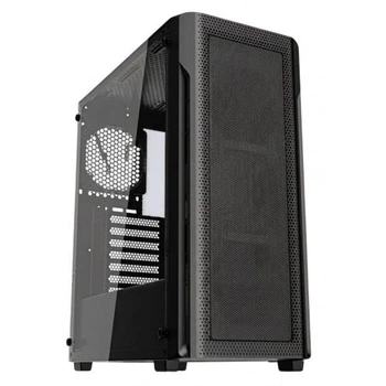 Корпус Frontier HEXCORE HX15A ATX/microATX/miniITX Middletower без БП з 1 x USB 3.0 2 x USB 2.0 та HD Audio Чорний (HEXCORE HX15A)