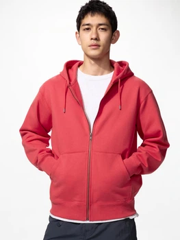 Худі Uniqlo розмір XL червоний (14) (482311)