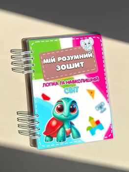 Зошит «Мій розумний зошит. Логіка та навколишній світ» пиши-стирай