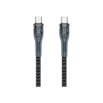 Дата кабель USB-C to USB-C 1.3m Lotto PD-B89CC Black Proda (PD-B89 (C-C)-BK)