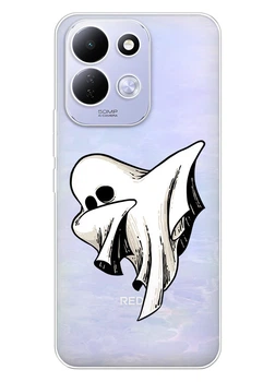 Силіконовий прозорий чохол iSwag для Xiaomi Redmi 17 на Хелловін (Halloween) — Привод (ISOR16G-121)