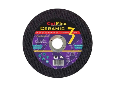 Диск вiдрiзний по металу CutFlex 125мм х 1мм х 22,2мммм Ceramic 3 + нерж. CutFlex