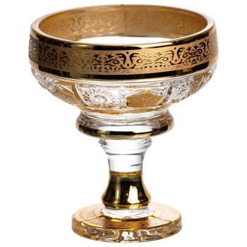 Конфетница стеклянная Bohemia 15 см Yiwu HP-34-132