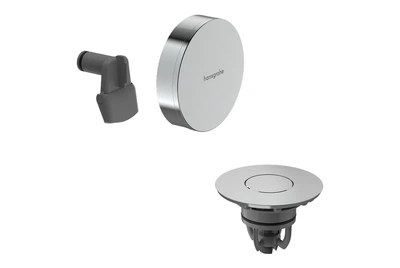 Слив-перелив Hansgrohe Exafill наружная часть II для сифона на ванну с наполнением chrome 58131000
