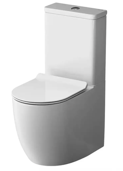 Унитаз-компакт AM.PM Like Aquaspin с сиденьем микролифт white CLA8600SC