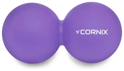 Масажний м'яч Cornix Lacrosse DuoBall 6.3 x 12.6 см XR-0114 Purple (LFXR-0114)