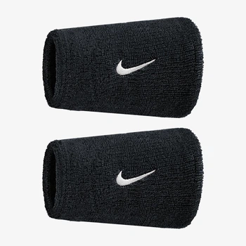 Напульсники Nike Swoosh Classic Doublewide Wristbands 2Pk Black/White Osfm ONE SIZE Чорний N.101.2406.010.OS