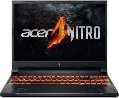 Ноутбук Acer Nitro V 16 AI ANV16-42-R96P (NH.U2NAA.003 Custom 32GB RAM / 512GB+512GB SSD) Shale Black (16 / IPS / 1920x1200 / 180Hz / Ryzen 7-260 / 32GB RAM / 512GB+512GB SSD / RTX 5050 / Windows 11 Pro)