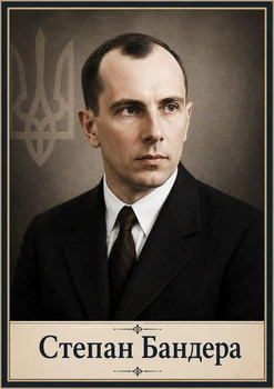 Портрет "Степан Бандера", розмір 30х40 - А3