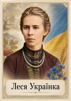 Портрет "Леся Українка", розмір 30х40 - А3