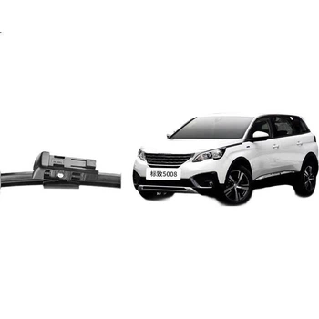 Склоочисник YITU для Peugeot 5008 [модель 2017 року випуску – теперішній час], гумова накладка оригінального розміру класу А, заводська щітка склоочисника