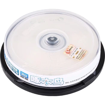 Диски Zhuomuniao DVD+R/записываемые диски/чистые диски/записываемые диски/большая емкость/8x DL 8,5 ГБ, односторонние, двухслойные, 10 штук в тубе, записываемые диски