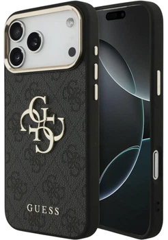 Etui Guess 4G Big 4G Classic Logo do Apple iPhone 18 Pro Max / 17 Pro Max Czarne (GUE005594)