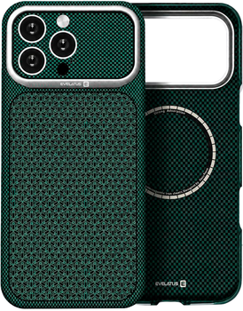 Etui Evelatus Carbon Premium MagSafe do Apple iPhone 18 Pro Green (EVEAPP18PCPEMCG)
