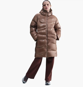 Куртка женская Nike Nsw Tf Dwn Swsh Parka Brown L Коричневий HV2751-214