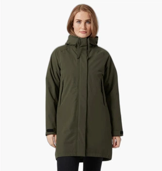 Куртка женская Helly Hansen Mono Material Insulated Rain Coat XS Хакі 53652-431
