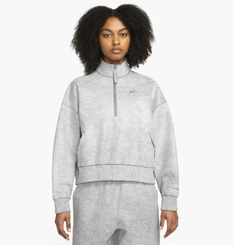 Спортивная кофта женская Nike Forward Jacket Women's 1/4-Zip Jacket DQ6999-084 XS Серая