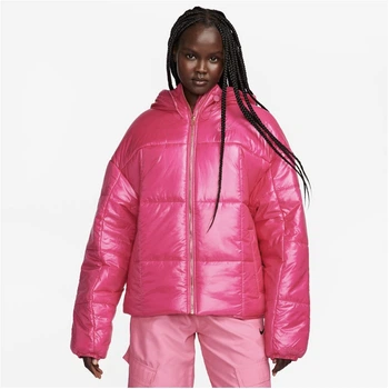 Куртка женская Nike W Nsw Pe Shine Puffer S Рожевий FB8769-615