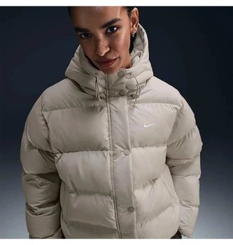 Куртка женская Nike Sportswear Metro Puffer Therma-Fit Beige M Бежевий HF7898-104