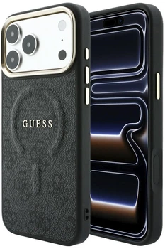 Etui Guess Embossed 4G Classic MagSafe do Apple iPhone 18 Pro Max / 17 Pro Max czarne (GUE005698)
