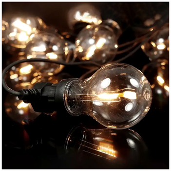 Ретро гирлянда Белт-Лайт уличная 5м 10 LED шариков IP44 220В Теплый белый SQ-28527