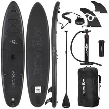 Надувна SUP дошка Aquaget 350 см з веслом AQ0040 Black