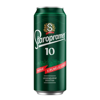 Пиво Staropramen 10, (світле пиво 24 жб по 0,5л, Чехія).