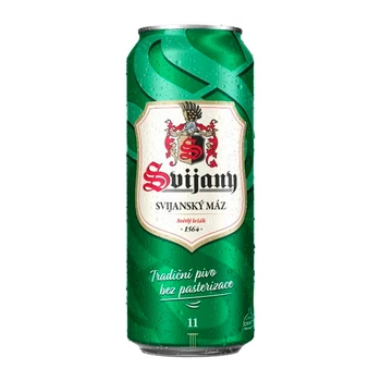 Пиво Svijansky Maz 11% (24 шт ж/б по 0,5л, Чехія)