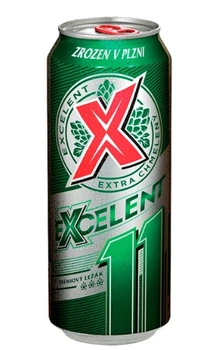 Пиво Excellent 11 Gambrinus, (24 шт. жб по 0,5л, Чехія).