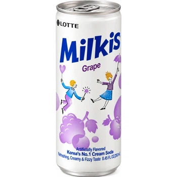 Напиток газированный Milkis виноград LOTTE 250мл