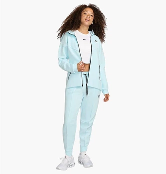 Спортивный костюм женской Nike Sportswear Tech Fleece Windrunner Light Blue M Блакитний FB8338-474__FB8330-474