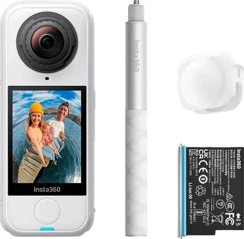 Екшн камера Insta360 X4 Air Starter Bundle Arctic White (CINSAAFA-SE17)