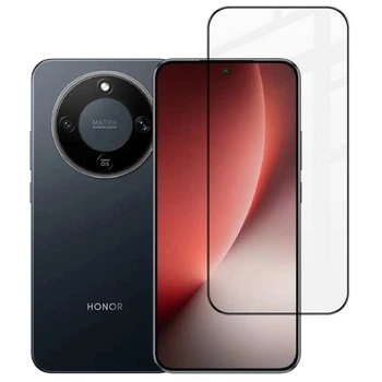 Защитное стекло Fiji Premium для Honor Magic8 Lite полная проклейка Anti-Static черный