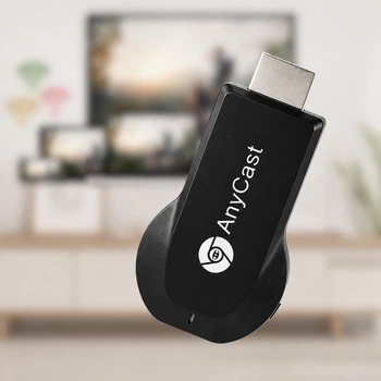 Бездротовий HDMI-адаптер AnyCast M100 для трансляції зі смартфона на телевізор, Wi-Fi 2,4 ГГц