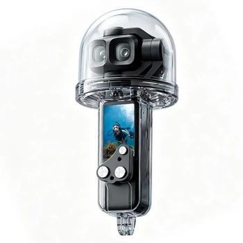 Водонепроницаемый аквабокс PULUZ PU1113T до 50м для DJI Osmo Pocket 4P с адаптером 1/4" для подводной съемки Почему это работает: