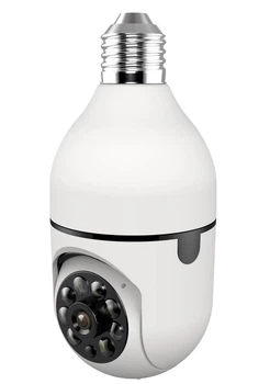 Купольна Wi-Fi камера в патрон 1DAL | Поворотна PTZ камера Bulb (WS-Q501A) APP "Tuya"