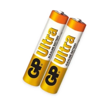 Батарейка AAA лужна 1.5V мініпальчик GP Ultra Alkaline 2шт плівка
