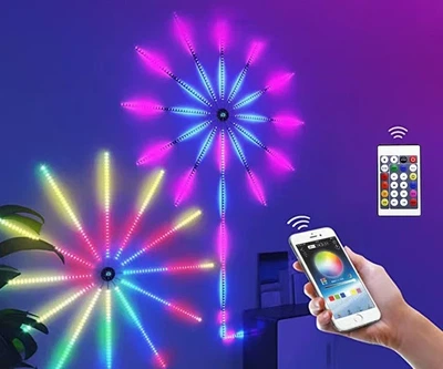 Светодиодный светильник «Фейерверк» 28Key Kit BT с пультом и Bluetooth