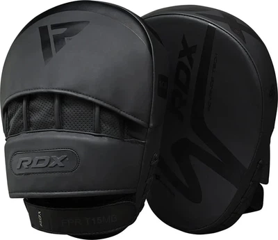 Лапи RDX FOCUS PAD T15 шкіряні чорні з піною EVA-LUTION One Size