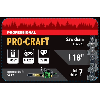 Ланцюг для ланцюгової пили Procraft L-325/72 L32572