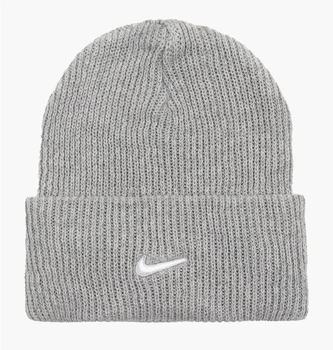 Шапка Nike U Peak Beanie Tc ONE SIZE Сірий FB6529-063