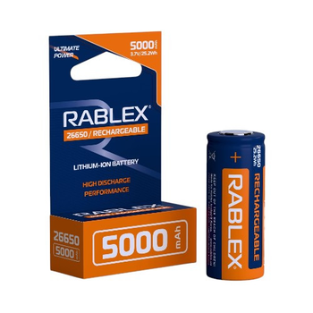 Акумулятор 26650 Rablex Li-ion 5000 мАг
