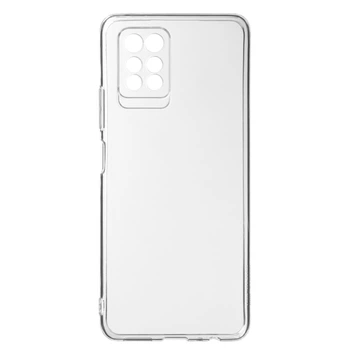 Чехол для Infinix Note 10 Pro с бронь углами и бортами выше экрана прозрачный с защитой камеры