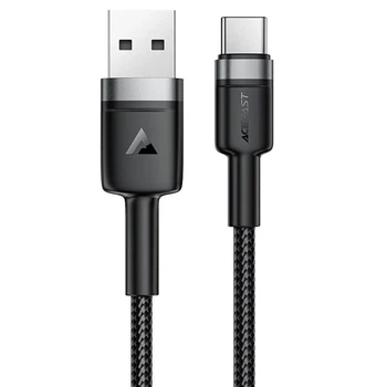 Кабель Acefast C22-04 USB — Type-C 60W 1.2 м чёрный