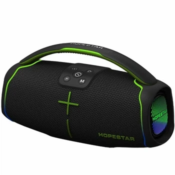 Колонка портативна Hopestar H61 50W Bluetooth з підсвіткою та вологозахистом чорна